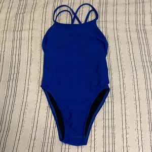 JOLYN blue fixed back suit